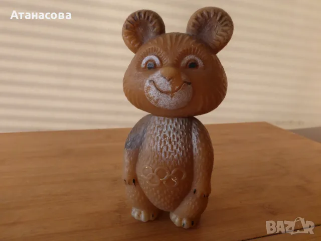 Мечето Миша Олимпиада Москва 1980 г пластмаса, снимка 11 - Антикварни и старинни предмети - 47476020