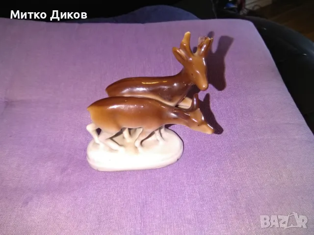 Скулптура еленчета порцелан Н-105мм