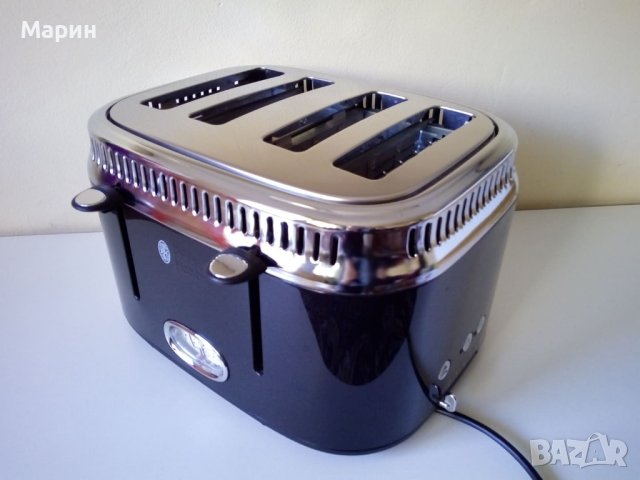 Тостер за 4 филийки Russell Hobbs внос от Германия, снимка 1 - Тостери - 43226889