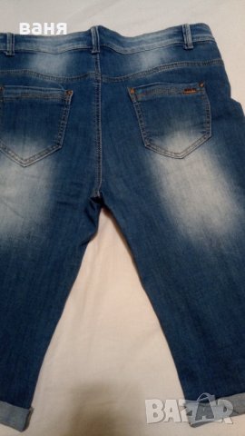 Дамски къси дънки светло сини , снимка 5 - Дънки - 33534051