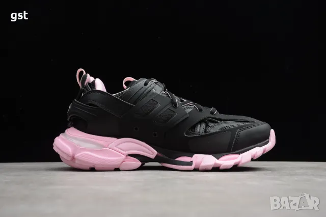 Уникални Редки Balenciaga Track 3.0 Black 🖤💜 Pink Version маратонки кецове мъжки дамски Дизайнерск, снимка 3 - Маратонки - 50387336