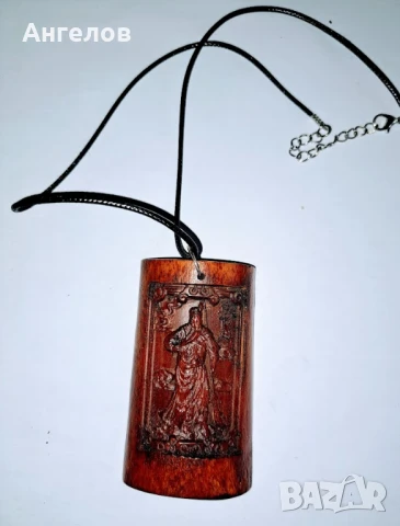 Медальон амулет от кост за защита, състрадание и благословия, снимка 3 - Антикварни и старинни предмети - 50709522