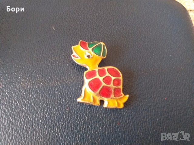 Значка детска костенурка, снимка 1 - Колекции - 28230275
