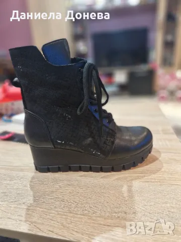 Дамски боти естествена кожа, снимка 2 - Дамски боти - 48443620