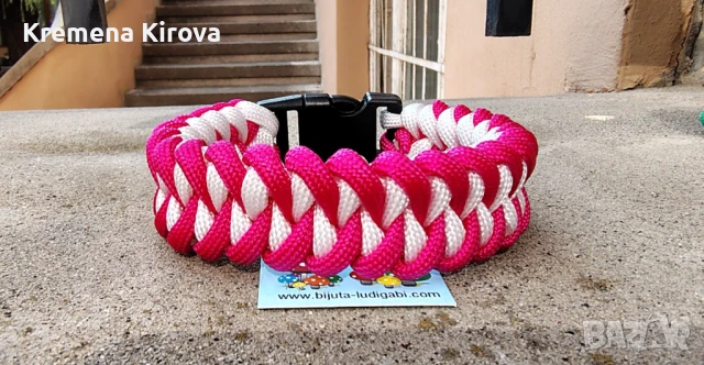 Гривни Сървайвър. От паракорд. Дамски и мъжкии. Различни цветове., снимка 3 - Гривни - 50685088