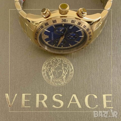 Луксозен мъжки часовник Versace VEV700619 Chrono Classic Swiss Made, снимка 5 - Луксозни - 35037362