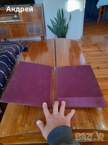 Стара кожена папка #17, снимка 2 - Други ценни предмети - 42991895