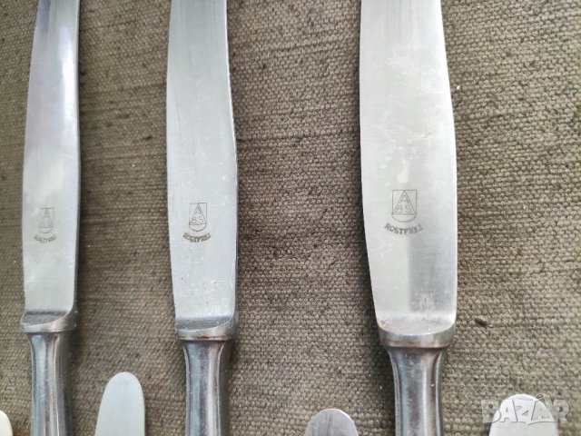 Продавам трапезни ножове Rostfrei, снимка 6 - Прибори за хранене, готвене и сервиране - 37795162