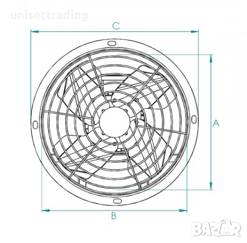 Осов вентилатор 4000 m3, снимка 17 - Други машини и части - 39757136