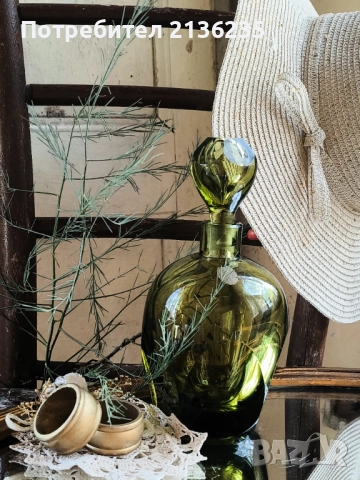 Кристална гарафа Bohemia, снимка 5 - Антикварни и старинни предмети - 51939823