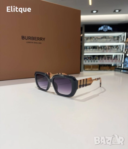 очила с калъф и ув защита prada Burberry , снимка 3 - Слънчеви и диоптрични очила - 52908219