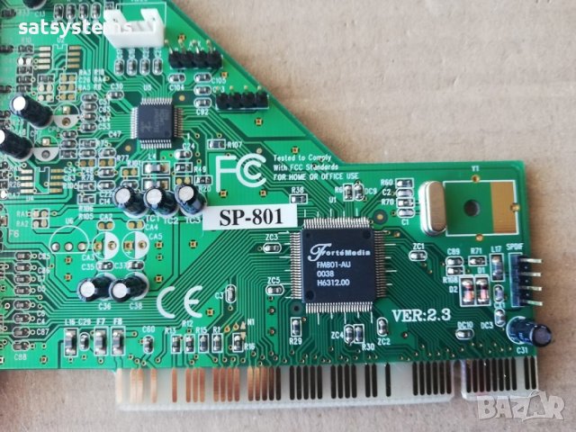 Звукова карта ForteMedia SP-801 PCI, снимка 6 - Други - 39150951