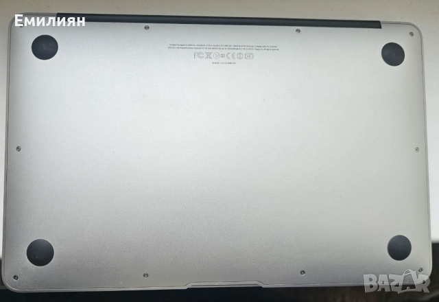 Macbook Air 11  Mac OS Ventura, много добро състояние и отлична батерия, снимка 4 - Лаптопи за дома - 53474598