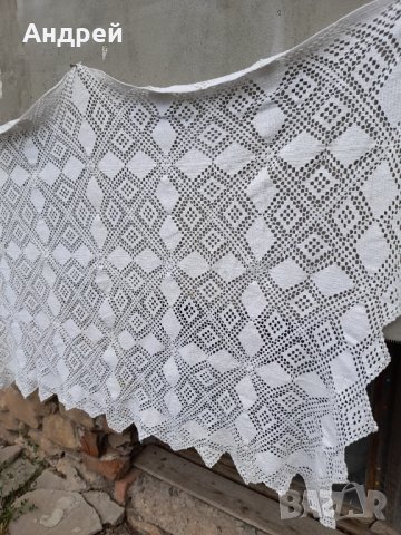 Стара плетена покривка за легло, снимка 4 - Антикварни и старинни предмети - 33175381