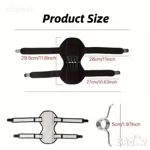 Наколенка за опора на ставите , стабилизатор за коляно, ортеза за коляно, за катерене, клякане, упра, снимка 5 - Ортези и протези - 52622527