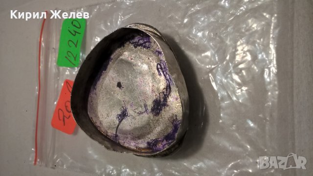 Венецианско стъкло МУРАНО Посребрено старо БИЖУ - 12240, снимка 4 - Колекции - 28298214