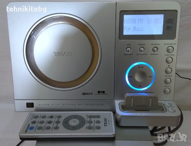 ⭐⭐⭐ TEAC MC-DX200iDAB ⭐⭐⭐ 2.1 система с активен субуфер, CD/MP3 плеър, DAB/FM/RDS, iPod, снимка 3 - Аудиосистеми - 26549756