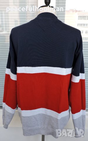 Tommy Hilfiger Tommy Jeans Colourblock Roundneck Shirt - мъжка блуза размер XL, снимка 10 - Блузи - 43254998