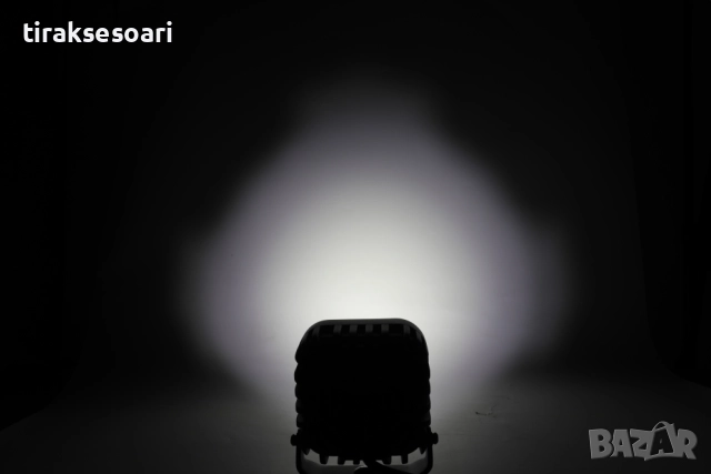 64W LED Халоген FLOOD – Бял Работен Фар с Жълта и Червена DRL Светлина 12V/24V, снимка 5 - Аксесоари и консумативи - 52790273