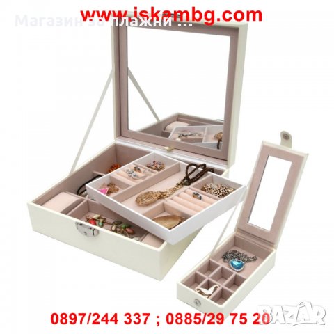 Луксозна кутия за бижута в нежни цветове, снимка 4 - Други - 28527329