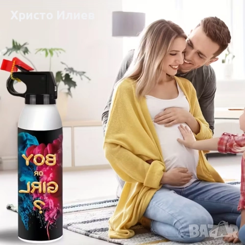 Разкриване пола на бебето Gender Reveal Парти спрей Момче или Момиче, снимка 5 - Декорация - 51823062