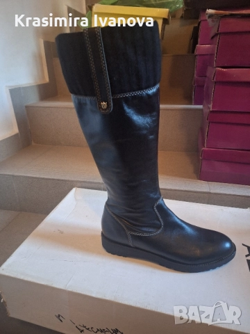 нови ботуши естествена кожа 