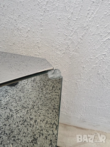 Ъглов Шкаф с Огледало за Баня, Стенен Монтаж, от Неръждаема Стомана, 3 Рафта, 60×30×19 см!, снимка 7 - Шкафове - 52859543