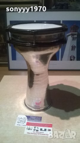 тарамбука-бяло/инокс-30х20см, снимка 2 - Ударни инструменти - 28207590