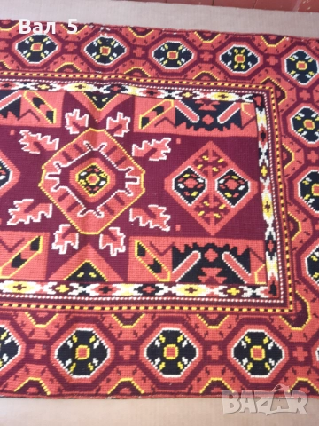Автентичен стар много красив ковьор, снимка 4 - Антикварни и старинни предмети - 52414574