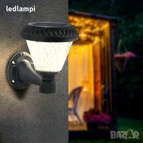 LED Соларен Градински Аплик RF Дистанционно CCT3в1, снимка 8 - Соларни лампи - 37265400