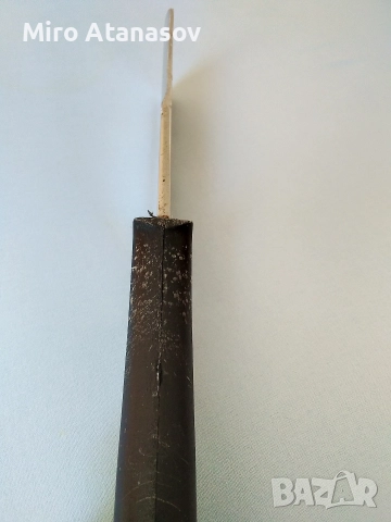 Български сатър МЗ Хан Тервел неръжд., снимка 7 - Антикварни и старинни предмети - 52841539