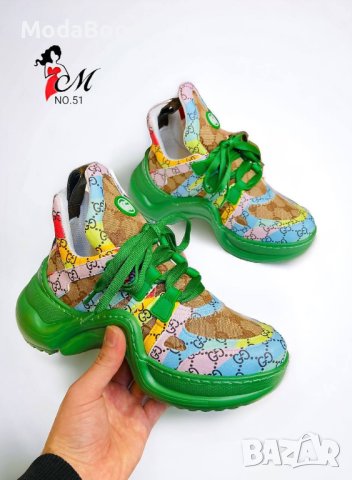 ✨💚Gucci зелени стилни дамски обувки💚✨, снимка 5 - Маратонки - 43771056