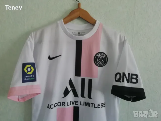 PSG Paris Saint-Germain Nike Messi тениска фланелка ПСЖ размер L Меси , снимка 4 - Тениски - 50133158