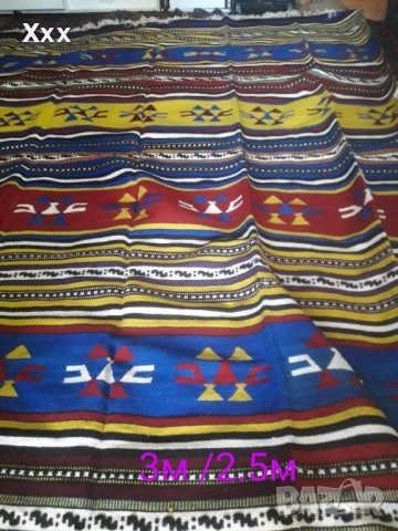 Ръчно тъкан вълнен килим.Антика за ценители., снимка 1 - Килими - 43894384