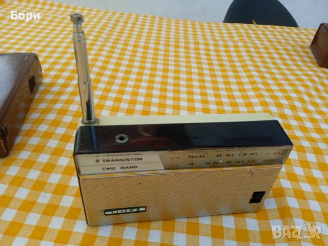 TIMES 2 BAND 9 TRANSISTOR. JAPAN 1962 Радио, снимка 6 - Радиокасетофони, транзистори - 36688823