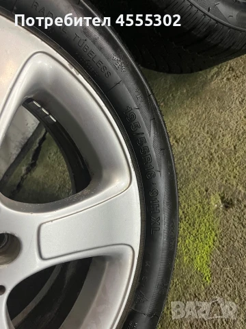 Гуми 195/55/16 цола на мерцедес a180 cdi, снимка 6 - Гуми и джанти - 51275373