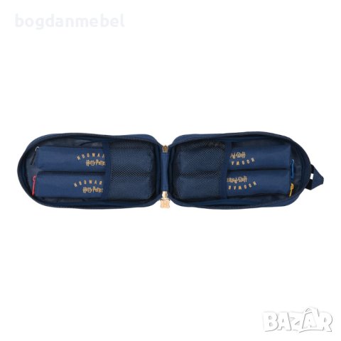 Ученически Несесер Harry Potter Magical, Кафяв, Морско Син , Дръжка, снимка 3 - Раници - 43460224