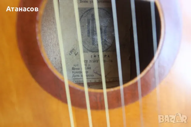 Руска китара  - Пензенская фабрика пианино - 6 сруни, снимка 9 - Струнни инструменти - 49986599