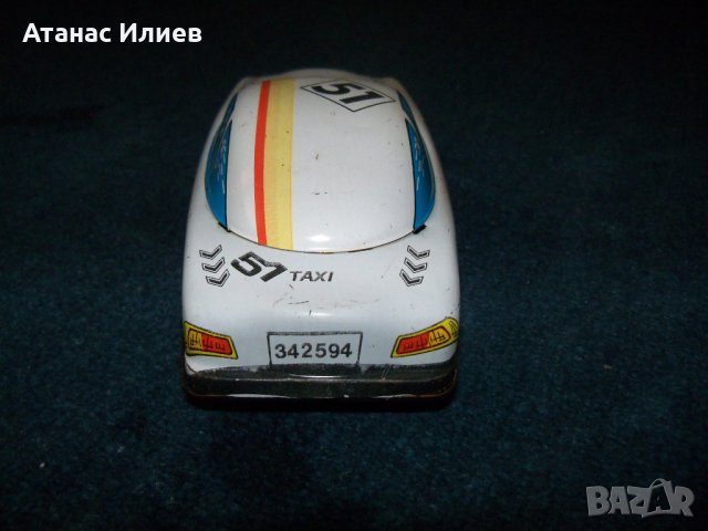 Стара ламаринена количка 51 отлична с инерционен двигател, снимка 4 - Коли, камиони, мотори, писти - 28903764