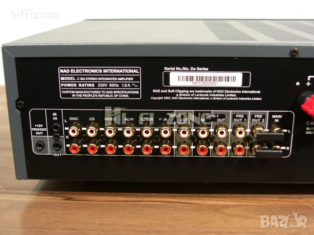 УСИЛВАТЕЛ  Nad c-352 , снимка 7 - Ресийвъри, усилватели, смесителни пултове - 53044914