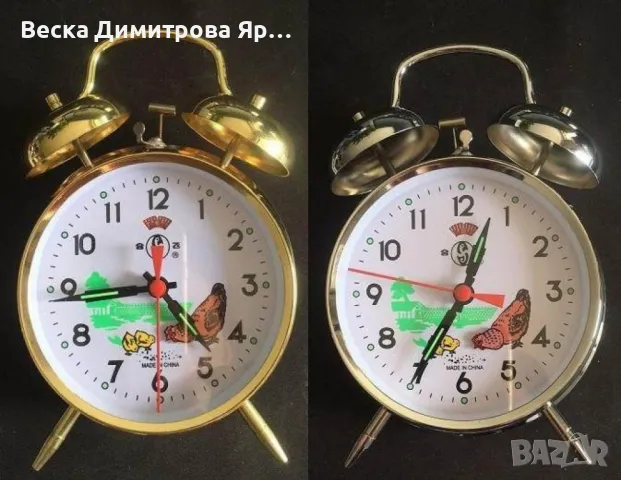 Класически ретро механичен будилник, снимка 13 - Други стоки за дома - 49134547