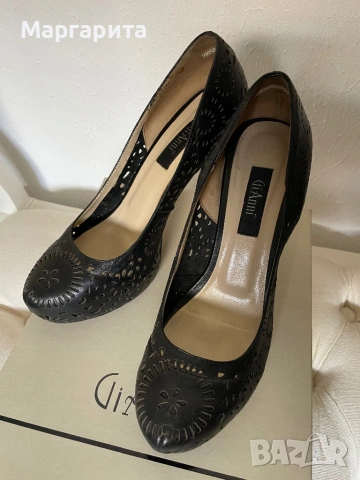 Gi Anni, с рязана естествена кожа. , снимка 3 - Дамски елегантни обувки - 53536978