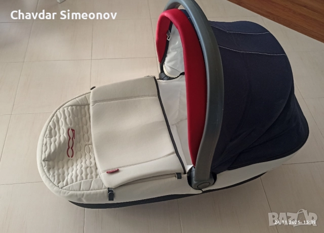BOOK FIAT 500 XL кош за новородено, снимка 2 - Детски колички - 50706476