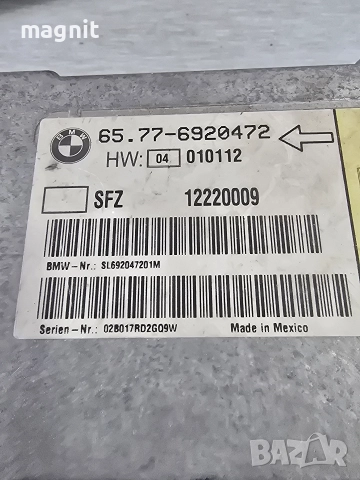 6920472 Модул за AIRBAG за BMW 7 Series E65 , снимка 2 - Части - 52823908