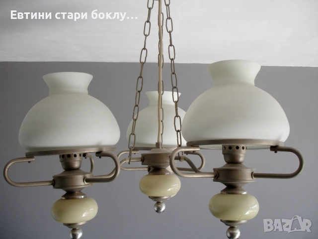 Полилей с три лампи, снимка 5 - Полилеи - 51970599