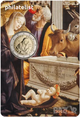 Комплект - Сан Марино 2024 - 2 евро - Декларация за граждански права + Доменико Гирландайо BU, снимка 13 - Нумизматика и бонистика - 48145739