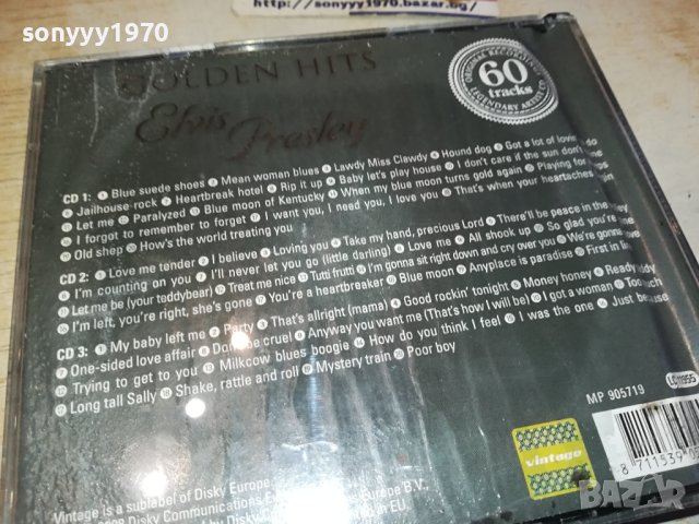 ELVIS PRESLEY X3CD GOLDEN HITS 2801241027, снимка 8 - Грамофонни плочи - 44011145