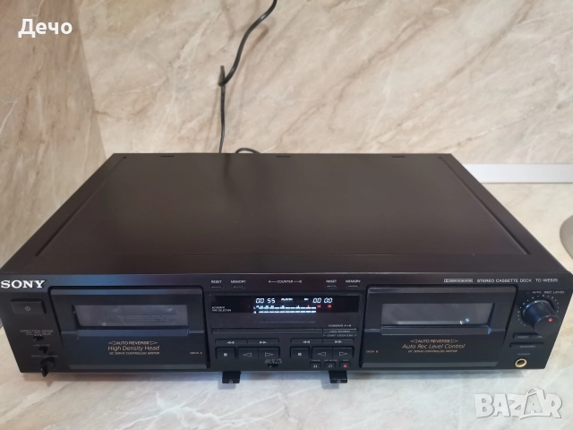 Касетен дек Sony tc we525, снимка 3 - Декове - 52872431