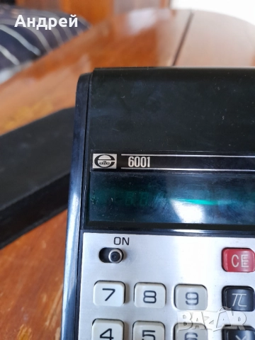 Стар калкулатор Elitte 6001, снимка 3 - Други ценни предмети - 52283674