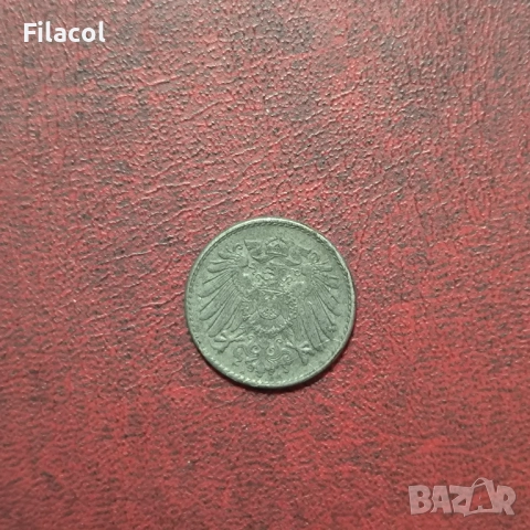 Германия Империя 5 пфенига 1921 година, снимка 2 - Нумизматика и бонистика - 52919635